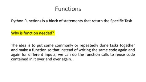 For python.  The idea is to put some commonly or repeatedly done task together...