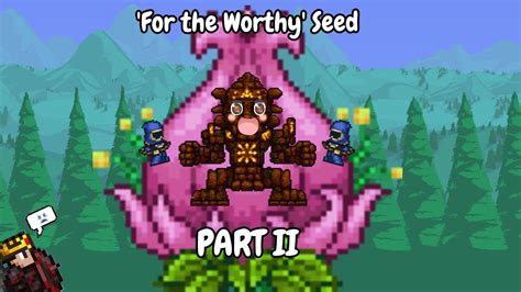 For the worthy seed name. Also known as "get good" seed. Event mini-bosses and lunar pillars are included!Terraria on Steam: https://store.steampowered.com/app/105600Difficulty: Maste... 
