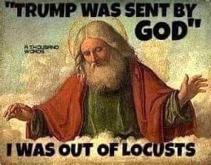 For those getting baptized in the name of Trump.