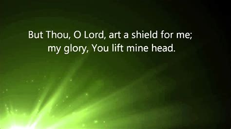 For thou oh lord are a shield to me lyrics