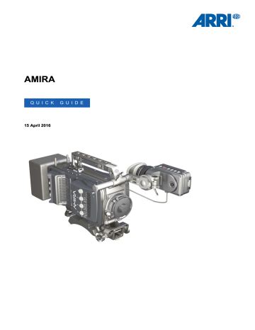 For your safety. ARRI Amira Software Update 1.0 Manualzz