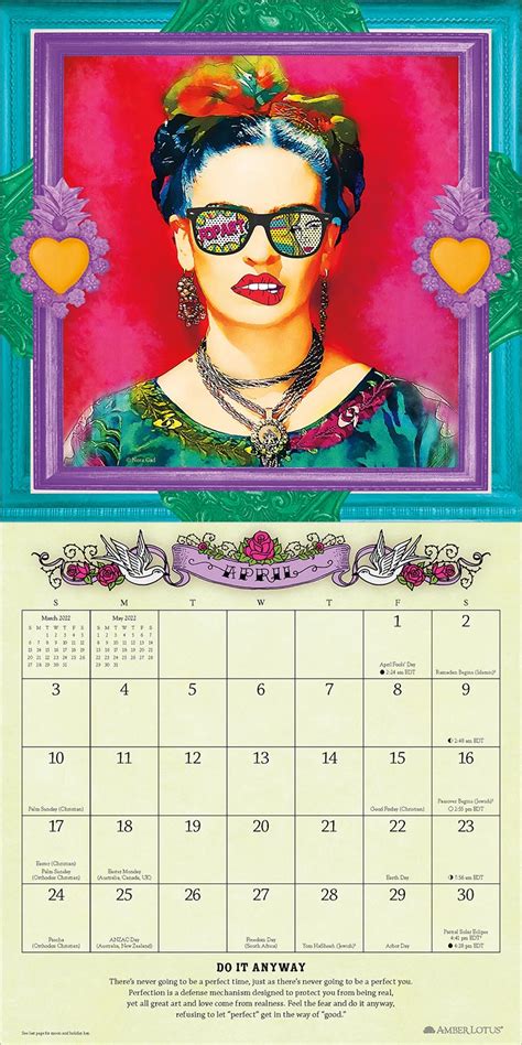 Download For The Love Of Frida 2020 Wall Calendar Art And Words Inspired By Frida Kahlo By Angi Sullins