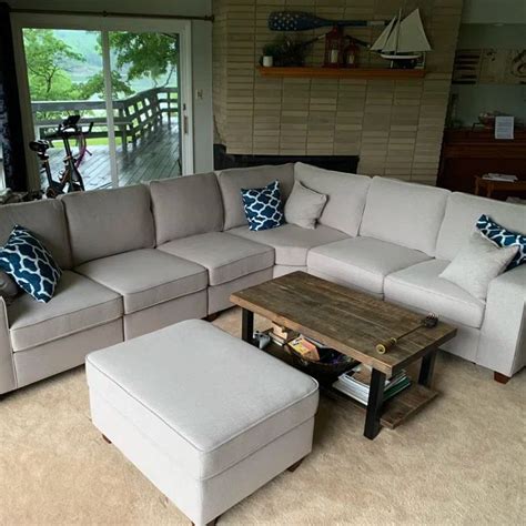Adur 6 - Piece Upholstered Sectional. by Red Barrel Studio®. From $946.71 $1,099.99. ( 47) Free shipping. Sale. +3 Colors.. Forbestown 7 - piece upholstered sectional