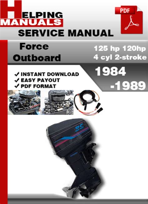 Force outboard 125 hp 120hp 4 cyl 2 stroke 1984 1989 manual. - Sleep disorders in psychiatric patients a practical guide.