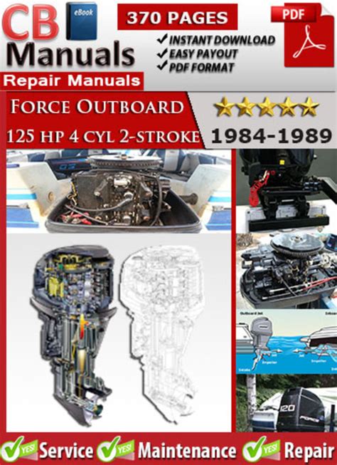 Force outboard 125 hp 120hp 4 cyl 2 stroke 1984 1989 service repair manual. - Operations research by taha solution manual.