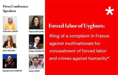 Forced labor of Uyghurs: filing of a complaint in France against ...