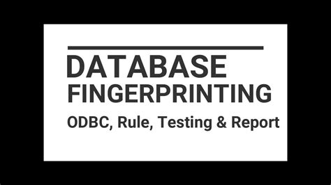 Forcepoint Test Database