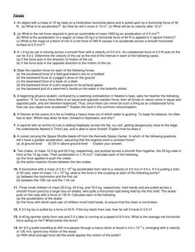 Forces 11 Pdf Moorsscience