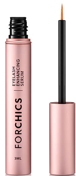 Forchics eyelash serum. ForChics Eyelash Serum contains ingredients such as biotin, panthenol, peptides, and hyaluronic acid that promote lash growth and thickness. Patch testing and … 