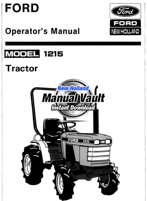 Ford 1215 diesel tractor repair manual. - Dentelles de calais et haute couture.
