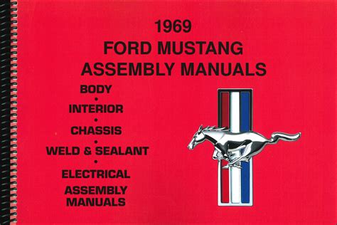 Ford 1969 Shop Manuals Complete set of five, Mustang, Torino