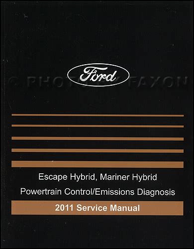 Ford 2011 escape hybrid mariner hybrid powertrain controlemissions diagnosis service manual. - Fiat tipo tempra service repair workshop manual 1988.