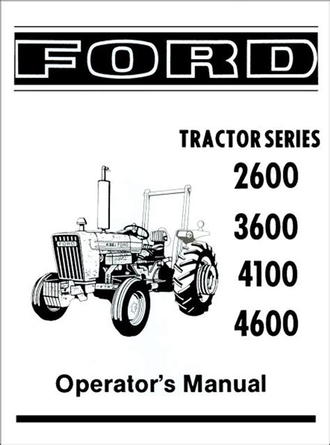 Ford 2600 3600 4100 4600 operators manual 1975 1981. - Guida allo studio per i reggenti algebrici.