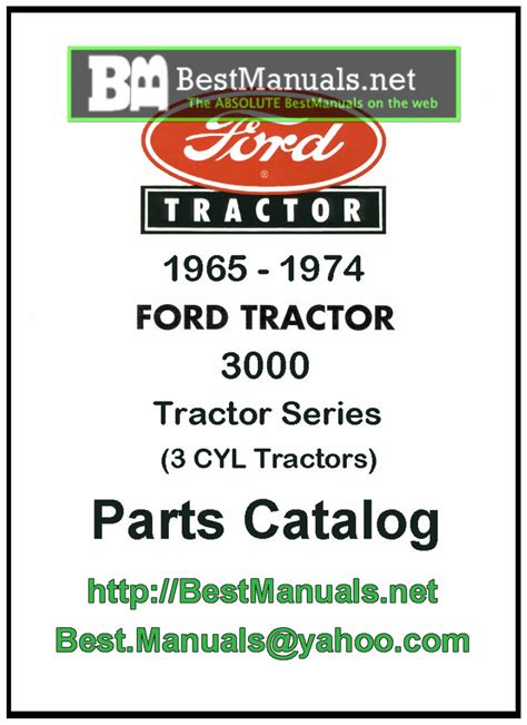 Ford 3000 3 cylinder tractor illustrated parts list manual. - Guerra della lega di augusta fino alla battaglia di orbassano.