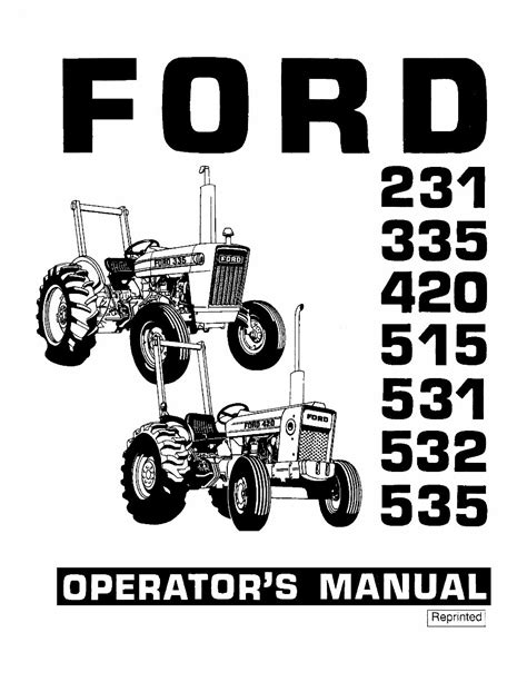 Ford 335 industrial tractors owners operators maintenance manual ford tractor. - Sony scd 1 777es service manual download.