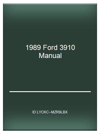 Ford 3910 3910n 3910v oem parts manual. - Massey ferguson model 32 repair manual.