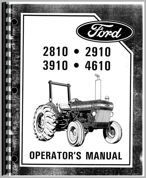 Ford 3910 manuale del proprietario del trattore. - Reposteria monacal - postres y dulces.