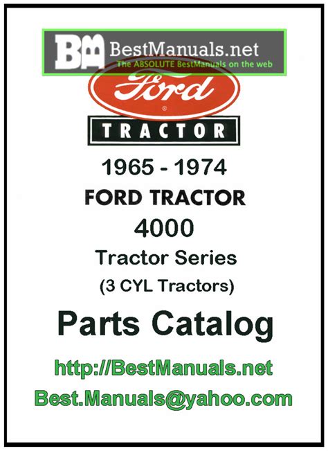 Ford 4000 3 cylinder tractor illustrated parts list manual. - Catálogo de piezas del aficio sp 5100n.