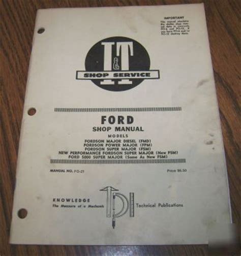Ford 5000 super major fmd shop manual. - Fiat kobelco e80 mini crawler excavator service repair workshop manual download.