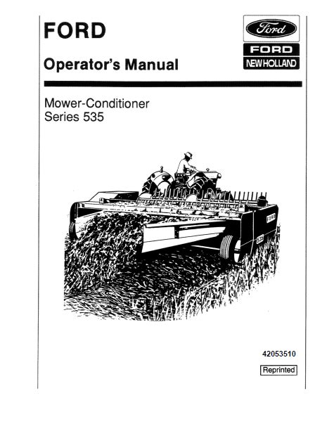 Ford 535 mower conditioner parts manual. - Starcraft boats owners manuals model 1809.