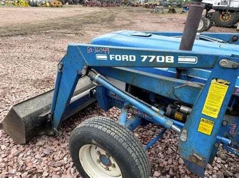 Ford 770 front end loader. Lenox, Michigan 48048. Phone: (586) 745-8006. visit our website. View Details. Email Seller. Ford 7700 Tractor w/ Cab Stock# 1034 1979 Ford 7700 tractor with a 4 cylinder, 96 HP diesel engine, 2 wheel drive, front tire size 10.00x16, rear tire size 18.4x34, 540 / 1000 PTO, 3 point hi...See More Details. Get Shipping Quotes. Apply for Financing. 