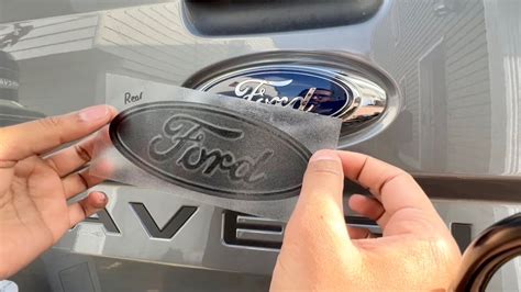 Ford Emblem Overlay installation instructions - YouTube