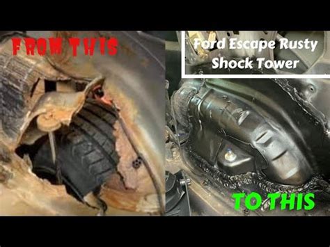 Ford Escape Rusty shock tower Screw and glue no …