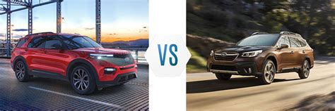 Ford Explorer vs. Subaru Outback Comparison - TrueCar