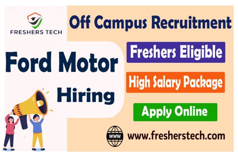 Ford Off Campus Drive 2024, Hiring BE/ B.Tech Batch 2024 …