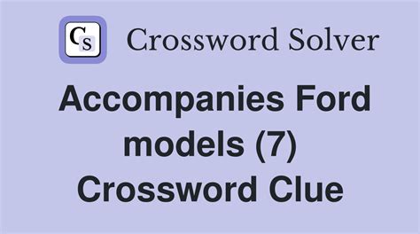 Ford Or Fielding - Crossword Clue Answers - Crossword Solver