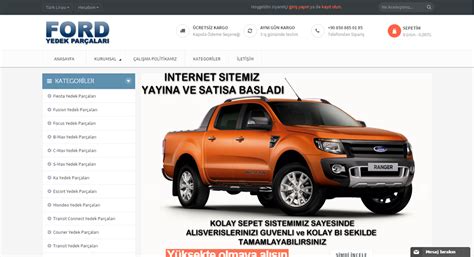 Ford Orjinal ve Yerli Yedek Parça Online Satış Sitesi.