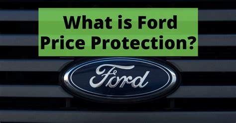 Ford Price Protection