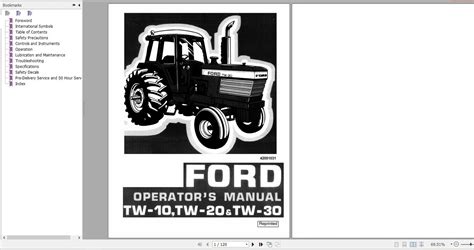 Ford agricultural tw 10 tw 20 tw 30 tractor shop service repair manual download. - Dados sobre a vida e obra de amorim viana.