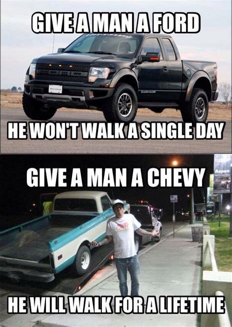 Jun 2, 2019 - Explore Michael Keesecker's board "Ford vs Chevy" on Pinterest. See more ideas about truck memes, car jokes, funny car memes.. 