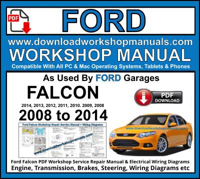 Ford au falcon workshop service repair manual download. - Lg gr b247wvs refrigerator service manual.