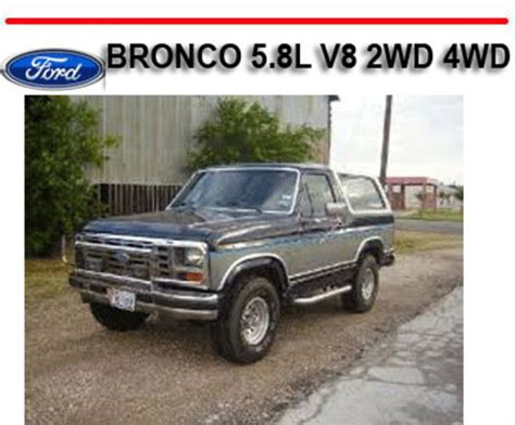Ford bronco 5 8l v8 2wd 4wd 1980 1986 repair manual. - Kindle fire 1st generation user guide.
