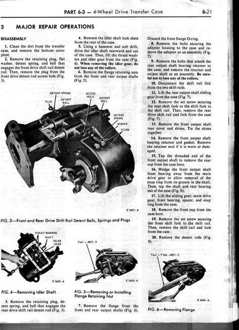 Ford bronco transfer case repair manual. - Manuale di riparazione della presa di forza del trattore jx95.