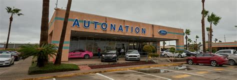 Located at 6250 South Padre Island Drive, Corpus Christi, TX 78412, we are prepared to assist you with all your Ford needs. At AutoNation Ford Corpus Christi, we offer a vast inventory of new and pre-owned Ford cars. Our knowledgeable team will help you find the perfect vehicle to match your driving requirements. 