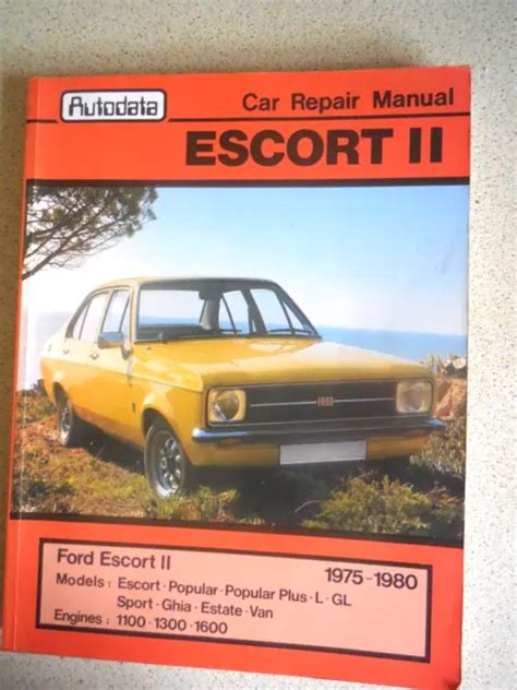 Ford escort mk5 manuale di riparazione della fabbrica. - Manual de servicio de rotaprint 75.