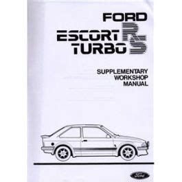 Ford escort rs turbo manual de taller. - Amis et compagnie 1 guide pedagogique.