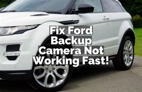 Ford explorer backup camera not working.  In this quick guide, we will provide...