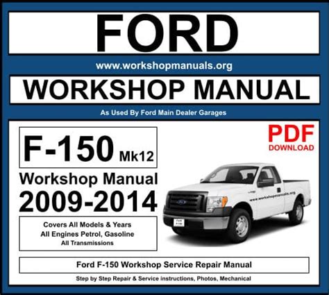 Ford f150 service manual 1996 f150. - Lexus rx 350 repair manual download.