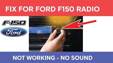 Ford f150 stereo not working. Things To Know About Ford f150 stereo not working. 