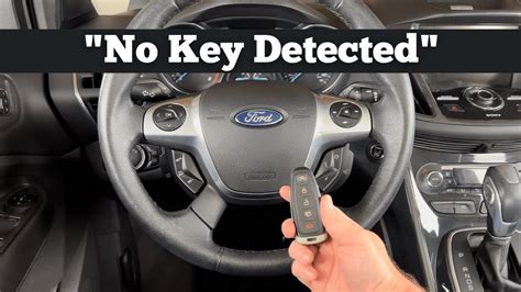 The dash says, "Key not detected" and we are stuck wherever we are. We took it to the dealership who then worked with Ford engineers who finally found the problem and solution. The ignition itself is the culprit. The ignition reads the key fob and the sensor in the ignition is faulty. ... 2012 Ford Focus S, Silver 4DR w/ Manual Trans, Federal .... 