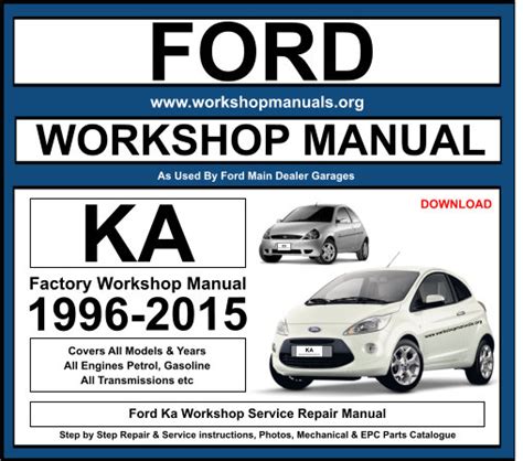 Ford ka service und reparaturanleitung für ford ka 2015. - Linee guida acsm per test di esercizio e prescrizione online.