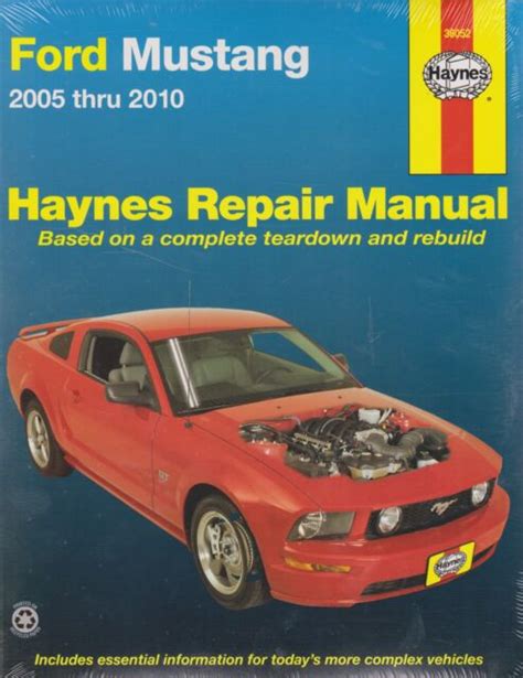 Ford mustang haynes repair manual for 2005 thru 2010. - O joven ancião: em verso e proza.