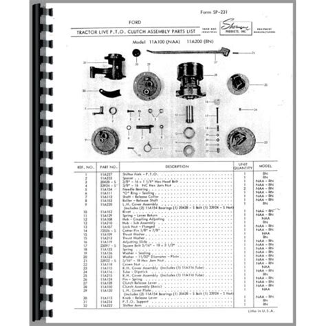 Ford naa sherman transmission over under tran forward reversing tran live pto kit service manual. - 1994 yamaha virago 1100 service manual.