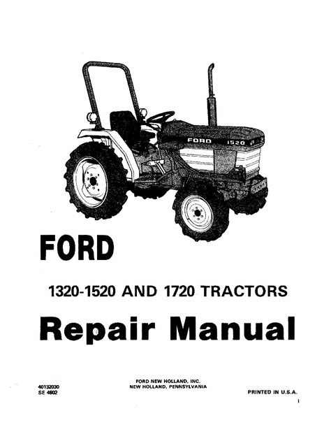 Ford new holland 1715 tractor service repair shop manual workshop. - Citroen c4 grand picasso online manual.