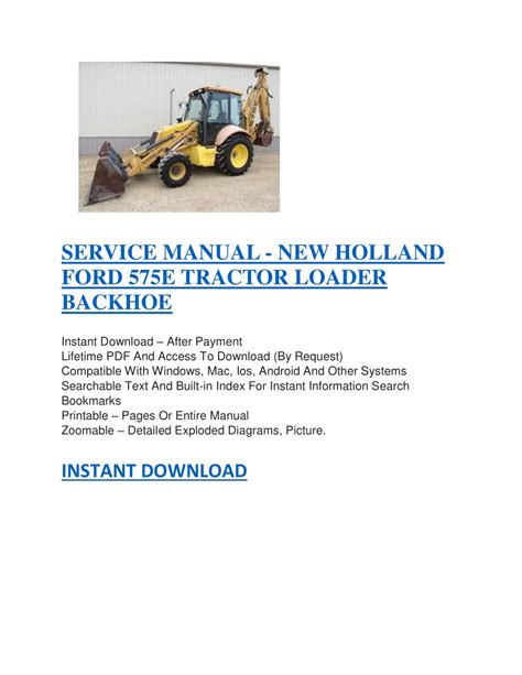 Ford new holland 575e backhoe manual. - Sony ericsson xperia x10 user manual download.