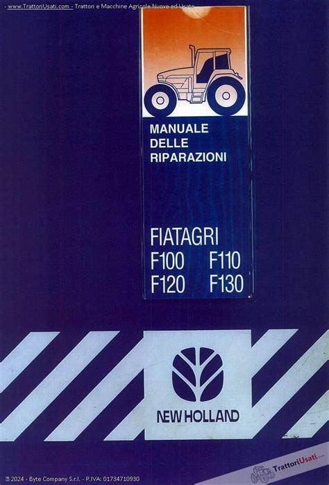 Ford new holland 8210 manuale di officina riparazioni trattori. - Manuale di servizio new holland tm 165.